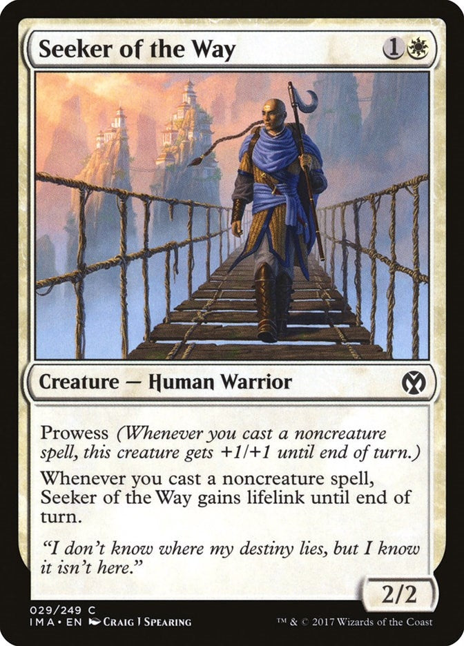 Seeker of the Way (29) [IMA] - MTG Single