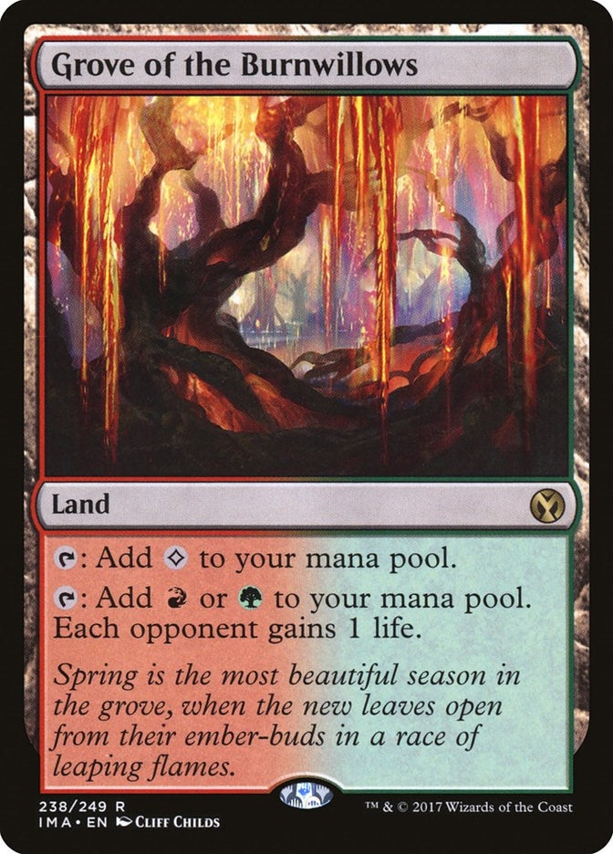 Grove of the Burnwillows (238) [IMA] - MTG Single