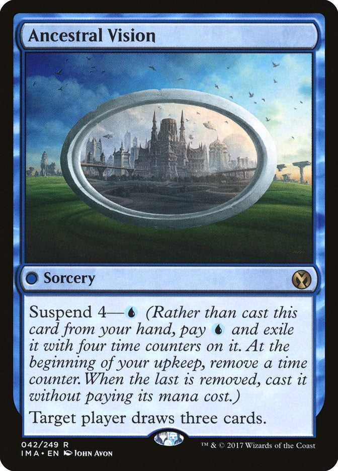 Ancestral Vision (42) [IMA] - MTG Single