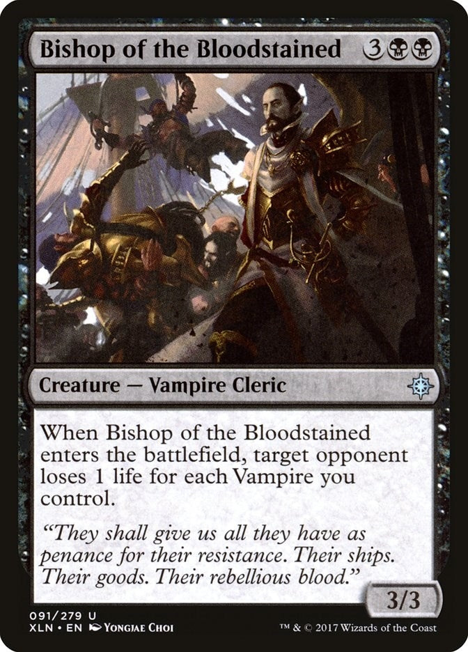 Bishop of the Bloodstained (91) [XLN] - MTG Single