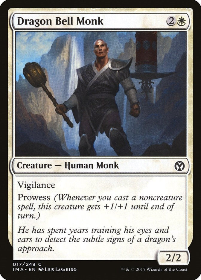 Dragon Bell Monk (17) [IMA] - MTG Single