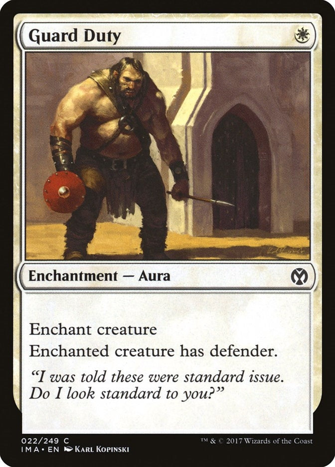 Guard Duty (22) [IMA] - MTG Single