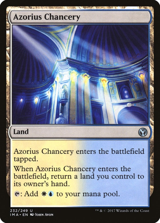 Image for Azorius Chancery (232) (Iconic Masters) - Magic: The Gathering