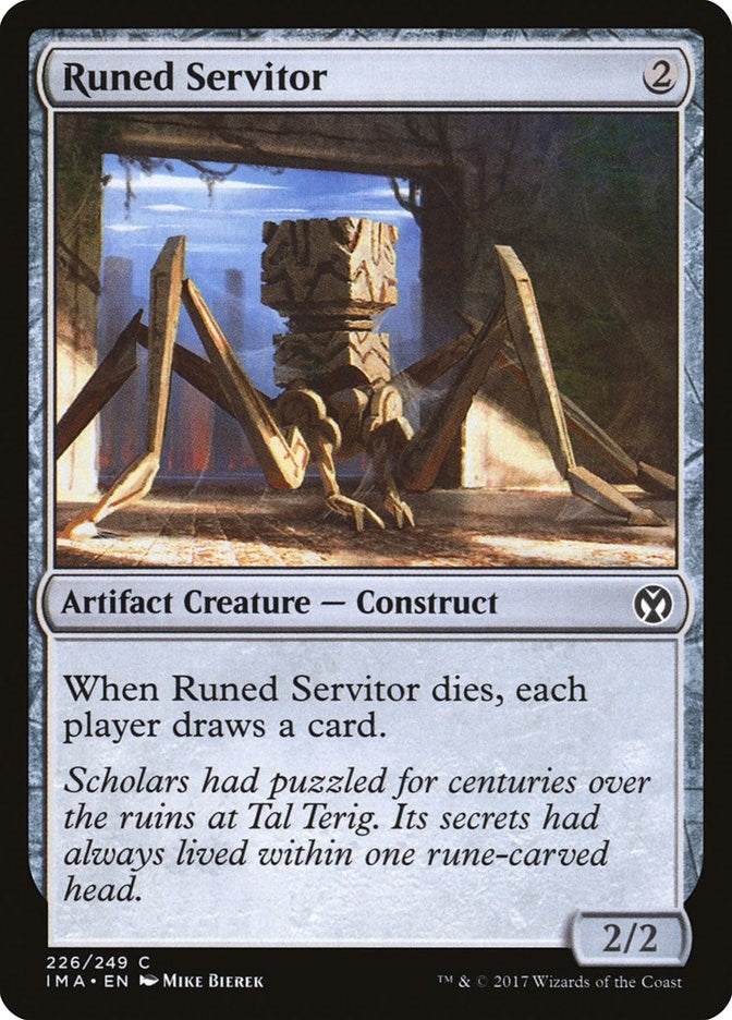 Runed Servitor (226) [IMA] - MTG Single