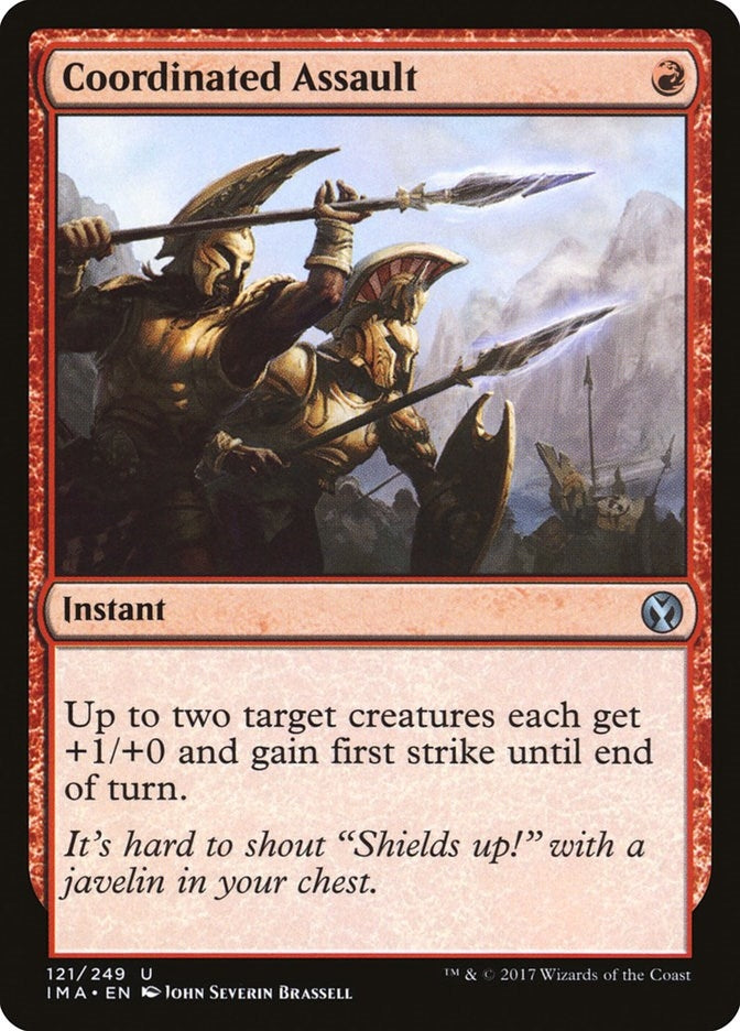 Coordinated Assault (121) [IMA] - MTG Single