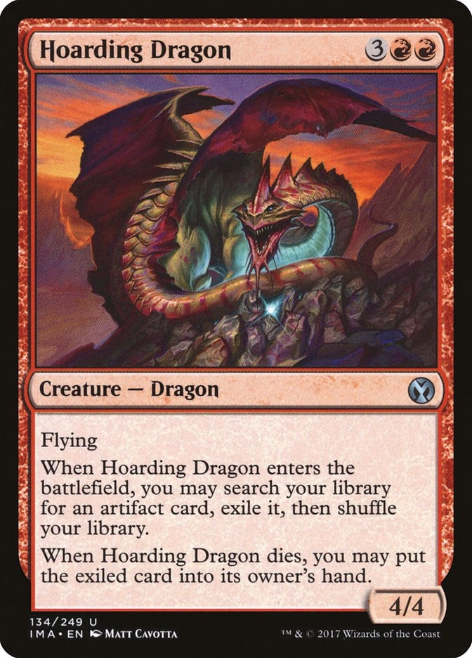Hoarding Dragon (134) [IMA] - MTG Single