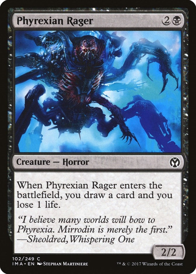 Phyrexian Rager (102) [IMA] - MTG Single