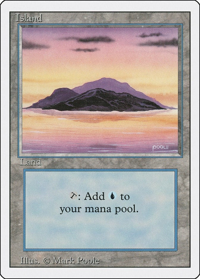 Island (A) (287) [3ED] - MTG Single