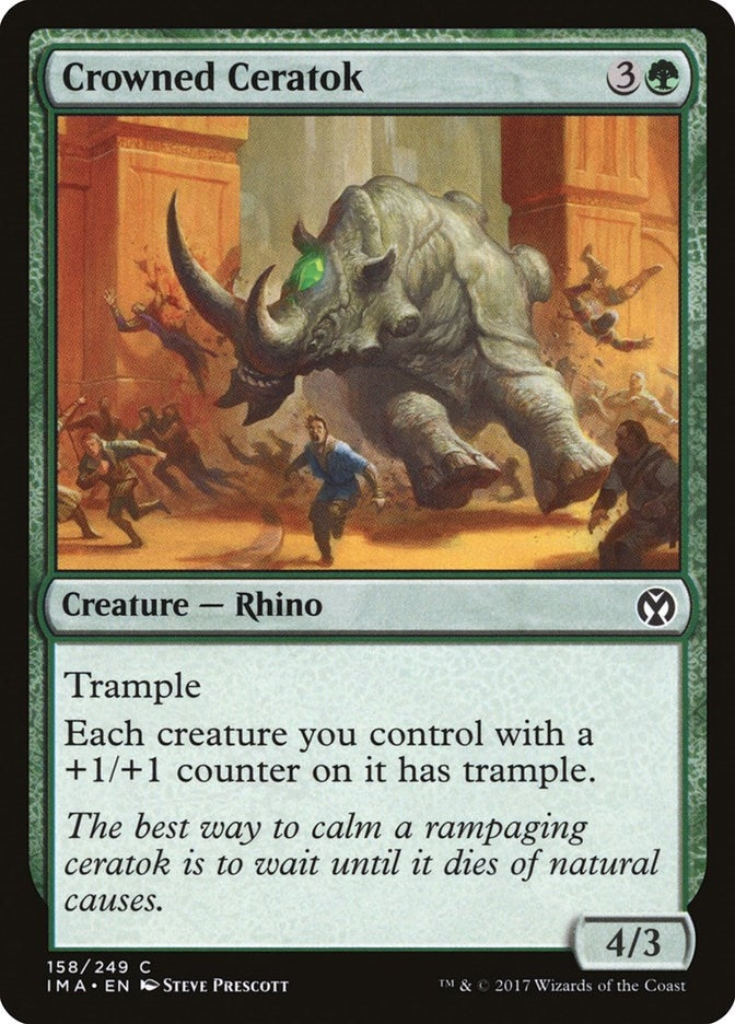 Crowned Ceratok (158) [IMA] - MTG Single