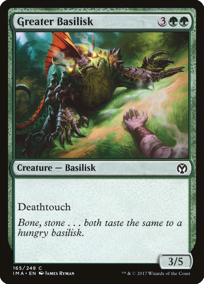 Greater Basilisk (165) [IMA] - MTG Single