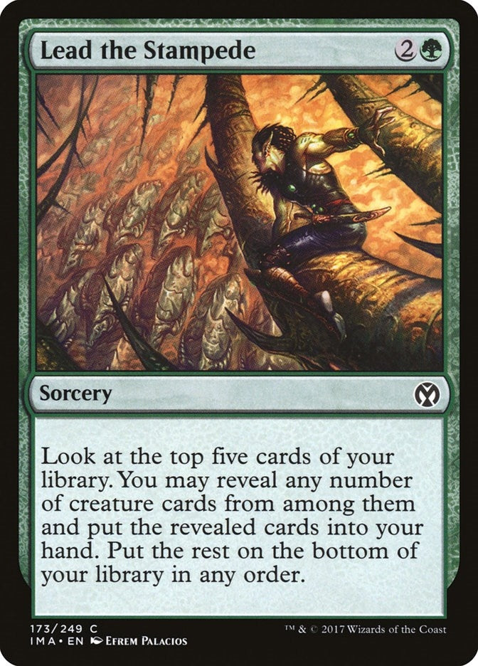 Lead the Stampede (173) [IMA] - MTG Single