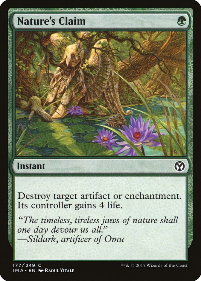 Nature’s Claim (177) [IMA] - MTG Single