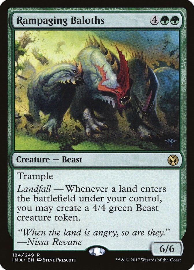 Rampaging Baloths (184) [IMA] - MTG Single