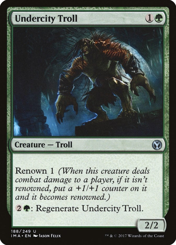 Undercity Troll (188) [IMA] - MTG Single