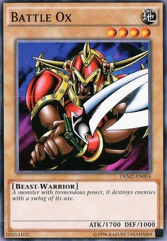 Battle Ox (2004) (DEM2) - YuGiOh Single