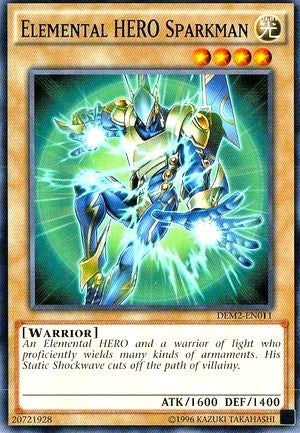 Elemental HERO Sparkman (2011) (DEM2) - YuGiOh Single