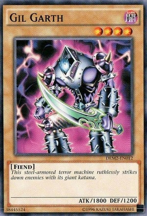Gil Garth (2012) (DEM2) - YuGiOh Single
