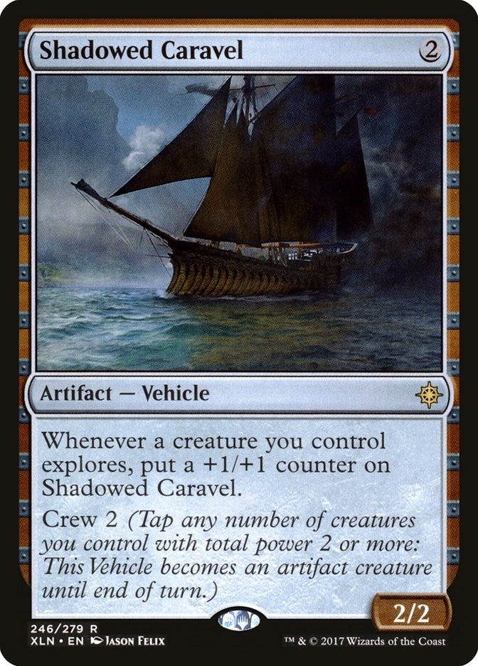 Shadowed Caravel (246) [XLN] - MTG Single