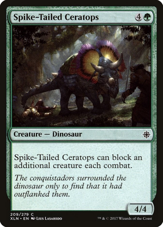 Spike-Tailed Ceratops (209) [XLN] - MTG Single