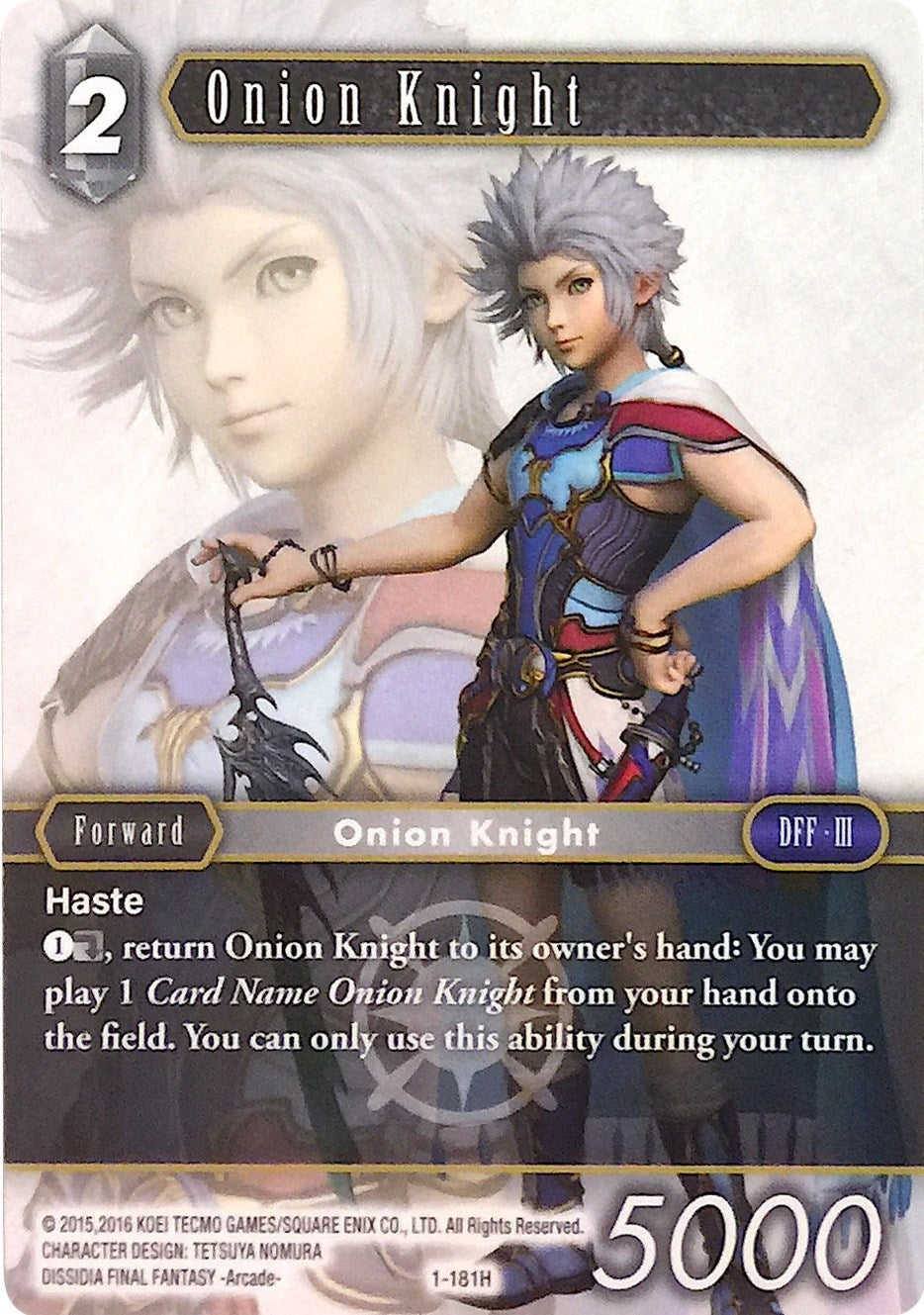 Onion Knight (Alternate Art Promo) (61181) [PR] - Final Fantasy TCG Single