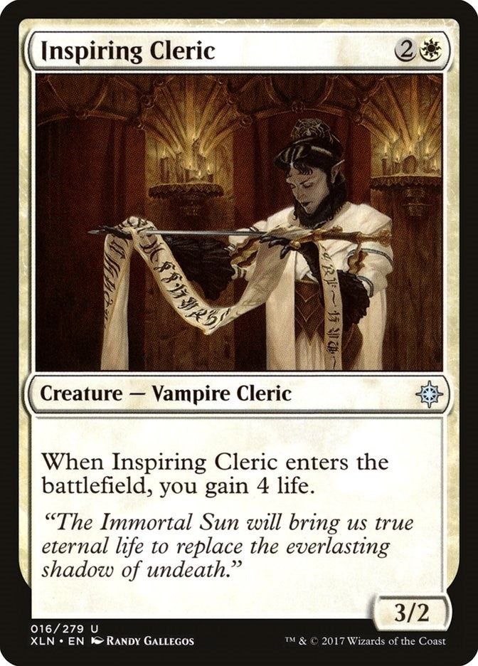 Inspiring Cleric (16) [XLN] - MTG Single