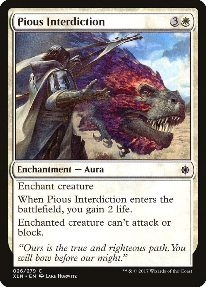 Pious Interdiction (26) [XLN] - MTG Single