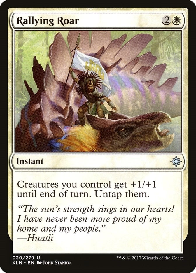Rallying Roar (30) [XLN] - MTG Single