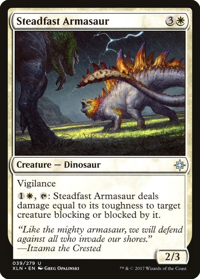 Steadfast Armasaur (39) [XLN] - MTG Single
