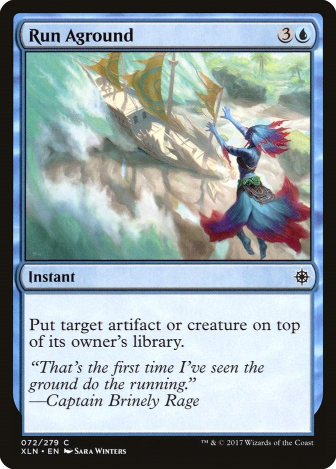 Run Aground (72) [XLN] - MTG Single
