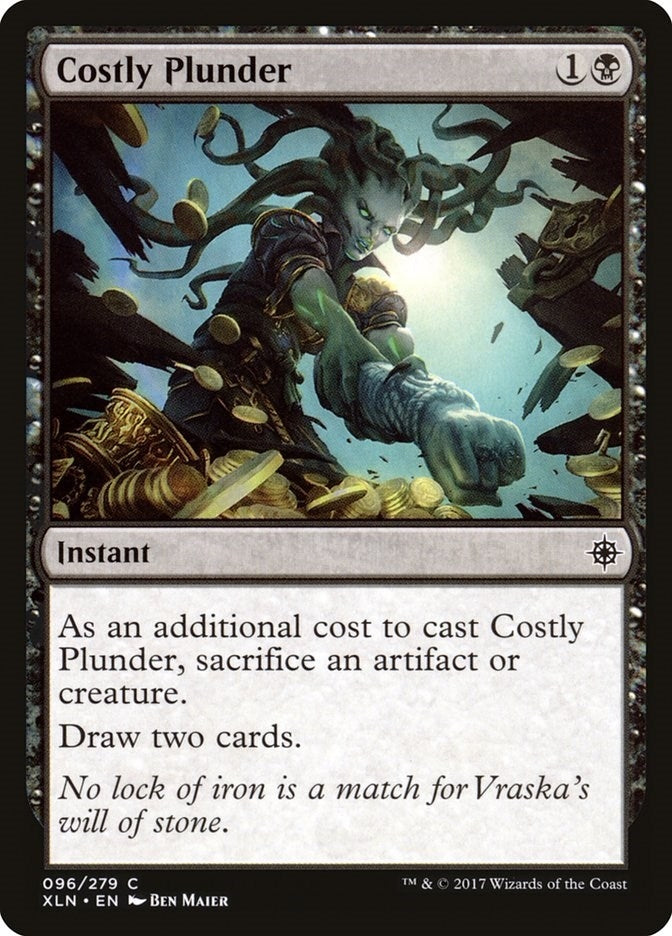 Costly Plunder (96) [XLN] - MTG Single