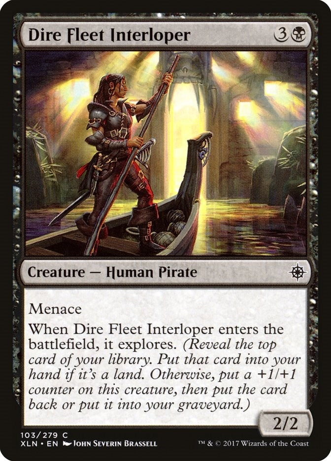 Dire Fleet Interloper (103) [XLN] - MTG Single