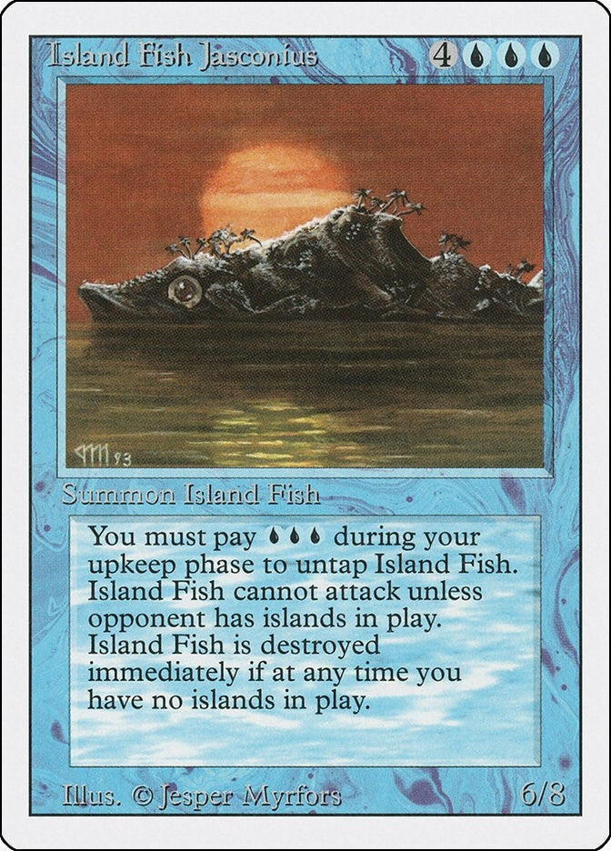Island Fish Jasconius [3ED] - MTG Single