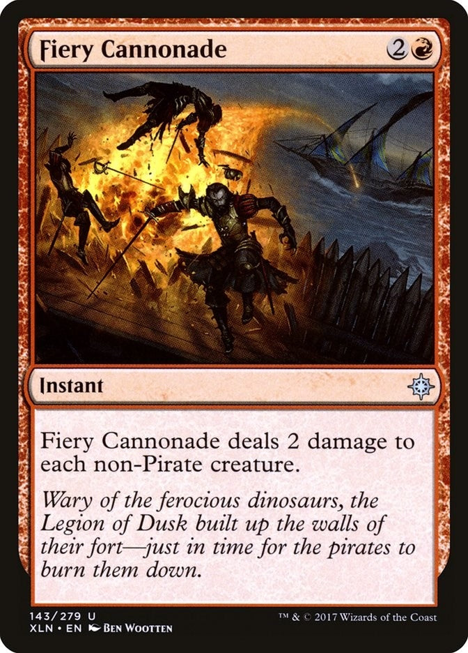 Fiery Cannonade (143) [XLN] - MTG Single