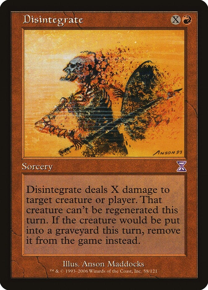 Disintegrate (58) [TSB] - MTG Single