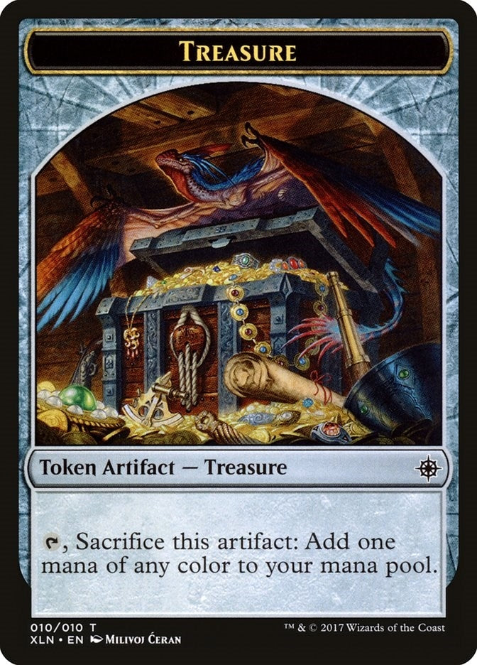 Treasure Token (010) (0) [XLN] - MTG Single