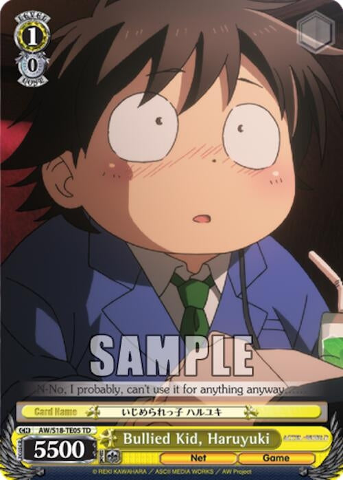 Bullied Kid Haruyuki (1805) [AW/S18] - Weiss Schwarz Single