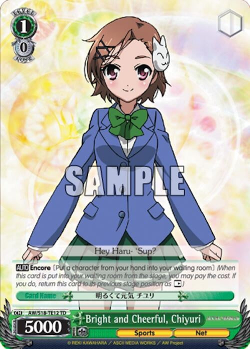 Bright and Cheerful Chiyuri (1812) [AW/S18] - Weiss Schwarz Single