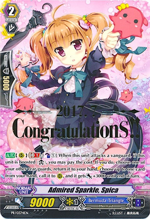 Admired Sparkle Spica (Hot Stamped) (374) [PR] - Cardfight Vanguard Single