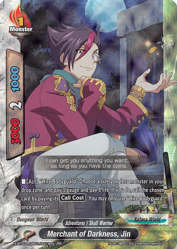 Merchant of Darkness Jin (3010013) [X-BT03A] - Future Card BuddyFight Single