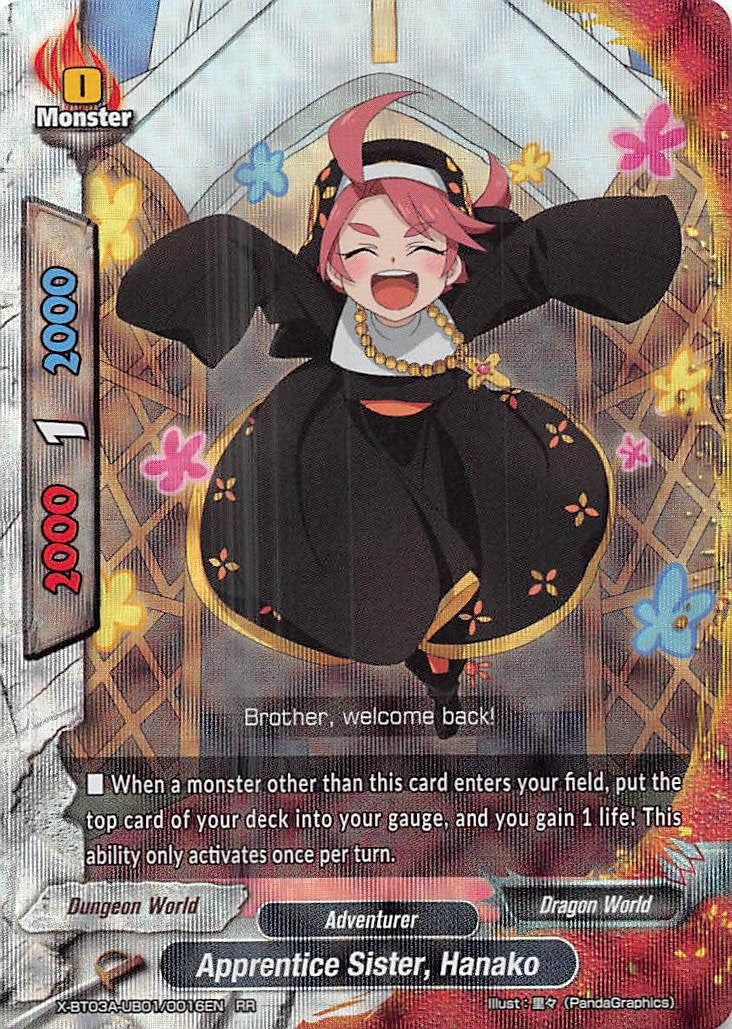 Apprentice Sister Hanako (3010016) [X-BT03A] - Future Card BuddyFight Single