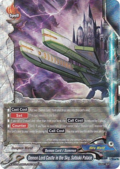 Demon Lord Castle in the Sky Satsuki Palace (3010019) [X-BT03A] - Future Card BuddyFight Single