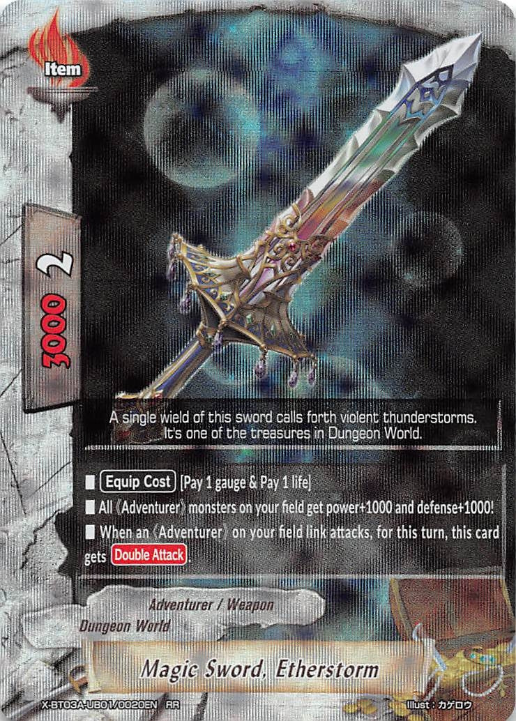 Magic Sword Etherstorm (3010020) [X-BT03A] - Future Card BuddyFight Single