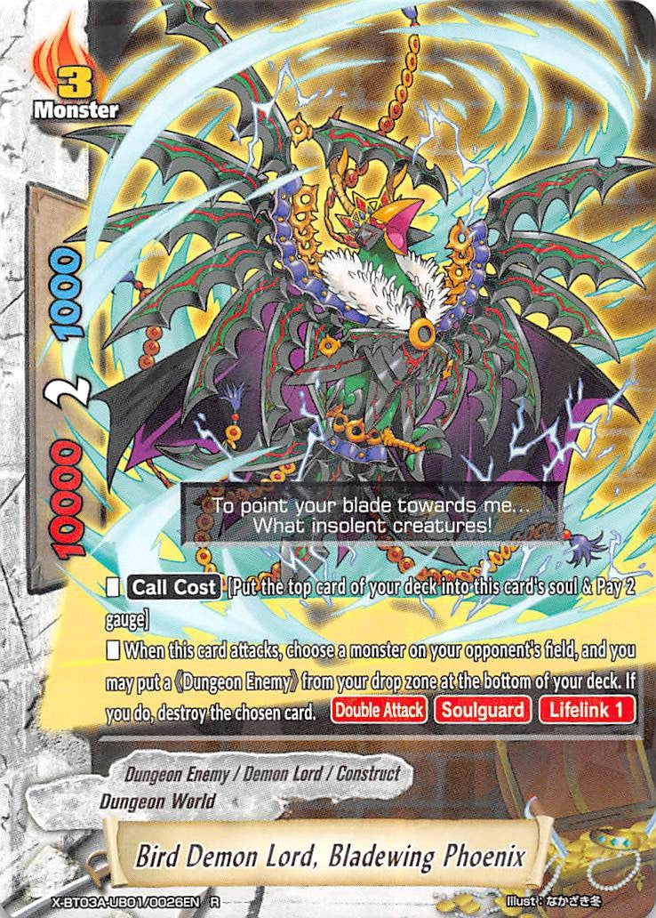 Bird Demon Lord Bladewing Phoenix (3010026) [X-BT03A] - Future Card BuddyFight Single