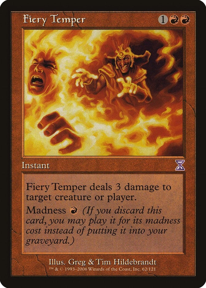 Fiery Temper (62) [TSB] - MTG Single