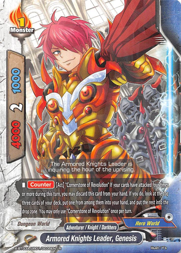 Armored Knights Leader Genesis (3010035) [X-BT03A] - Future Card BuddyFight Single