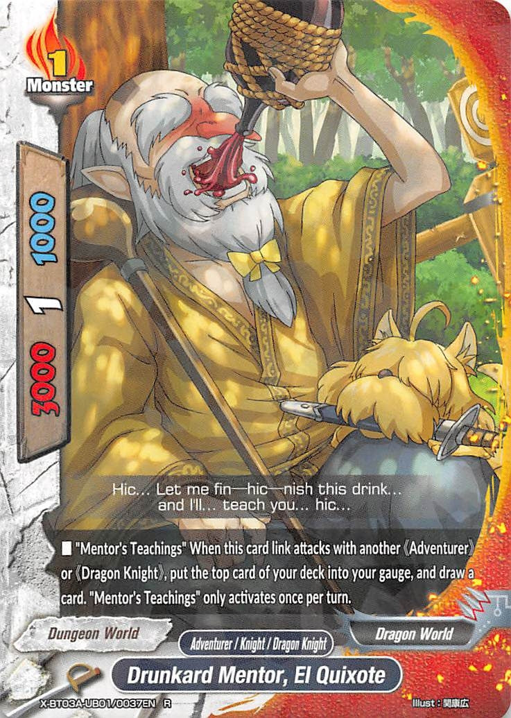 Drunkard Mentor El Quixote (3010037) [X-BT03A] - Future Card BuddyFight Single