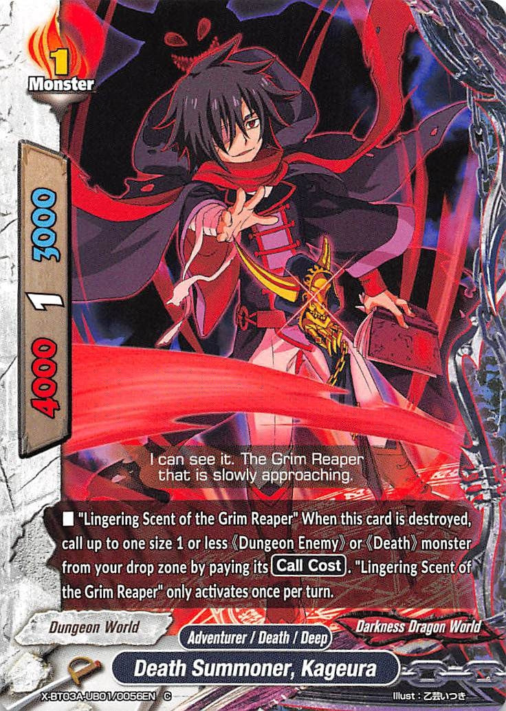 Death Summoner Kageura (3010056) [X-BT03A] - Future Card BuddyFight Single
