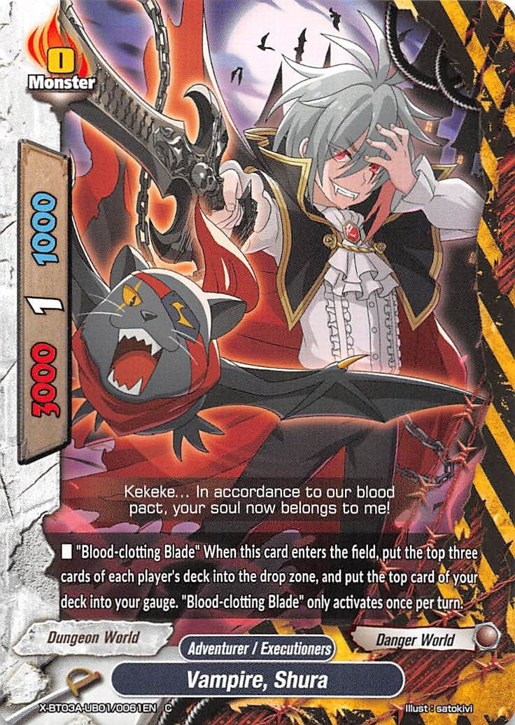 Vampire Shura (3010061) [X-BT03A] - Future Card BuddyFight Single
