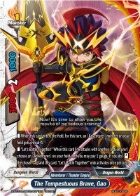 The Tempestuous Brave Gao (Secret) (3010071) [X-BT03A] - Future Card BuddyFight Single