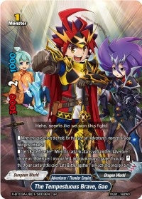 The Tempestuous Brave Gao (SP) (301003) [X-BT03A] - Future Card BuddyFight Single